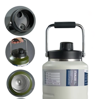 Thermosteel Water Jug Insulated Tumbler with Magnet Lid 2100ml White