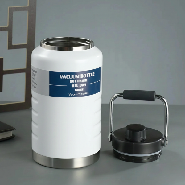 Thermosteel Water Jug Insulated Tumbler with Magnet Lid 2100ml White