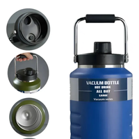 Thermosteel Water Jug Insulated Tumbler with Magnet Lid 2100ml Blue