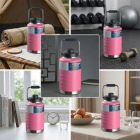 Thermosteel Water Jug Insulated Tumbler with Magnet Lid 2100ml Pink