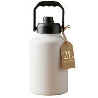 2 Liter Insulated Water Bottle Black Test