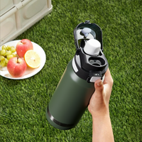 Insulated Water Bottle 1500ml  Green