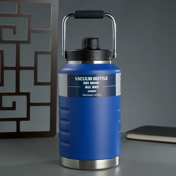Thermosteel Water Jug Insulated Tumbler with Magnet Lid 2100ml Blue