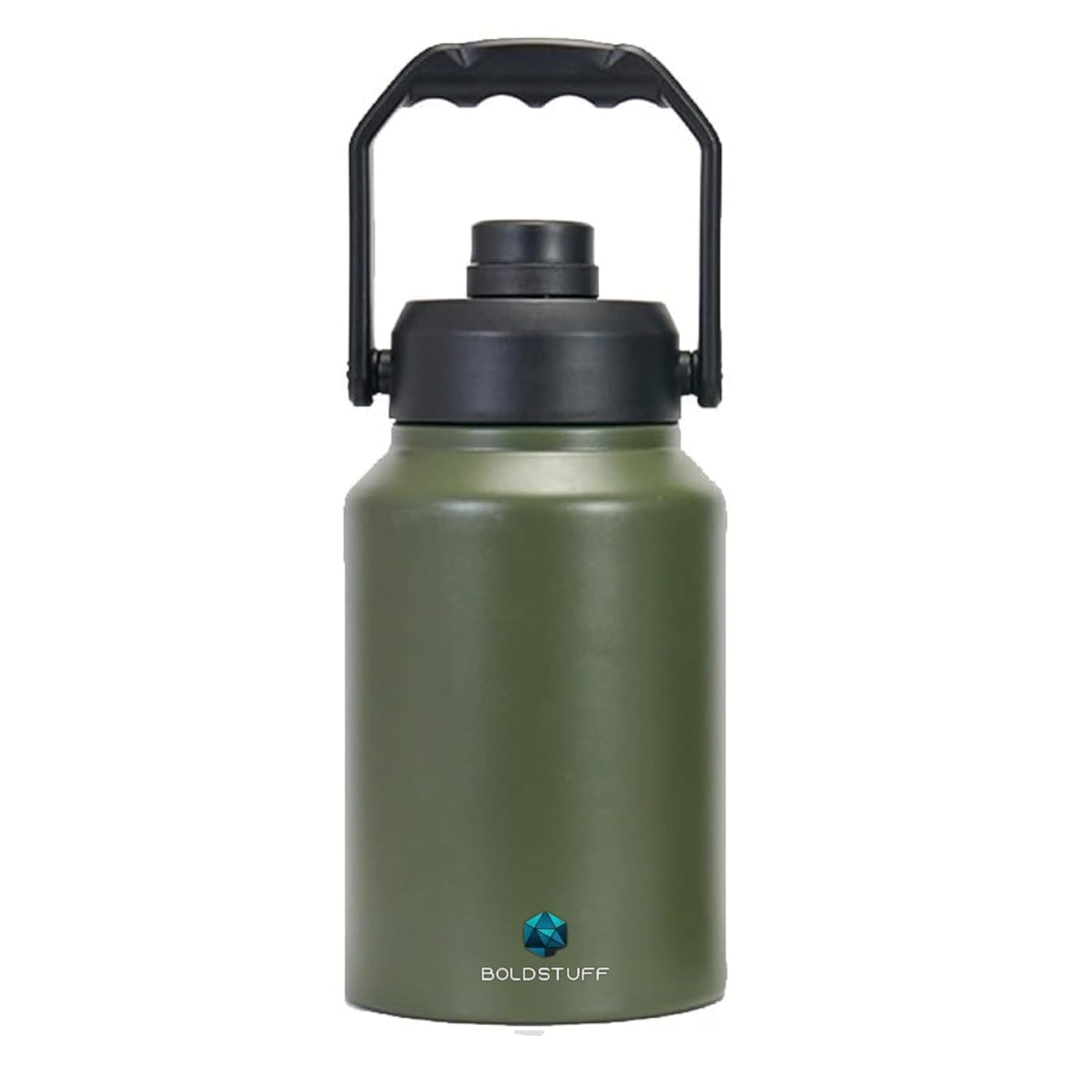 2 Litre Insulated Stainless Steel Water Bottle Military Green