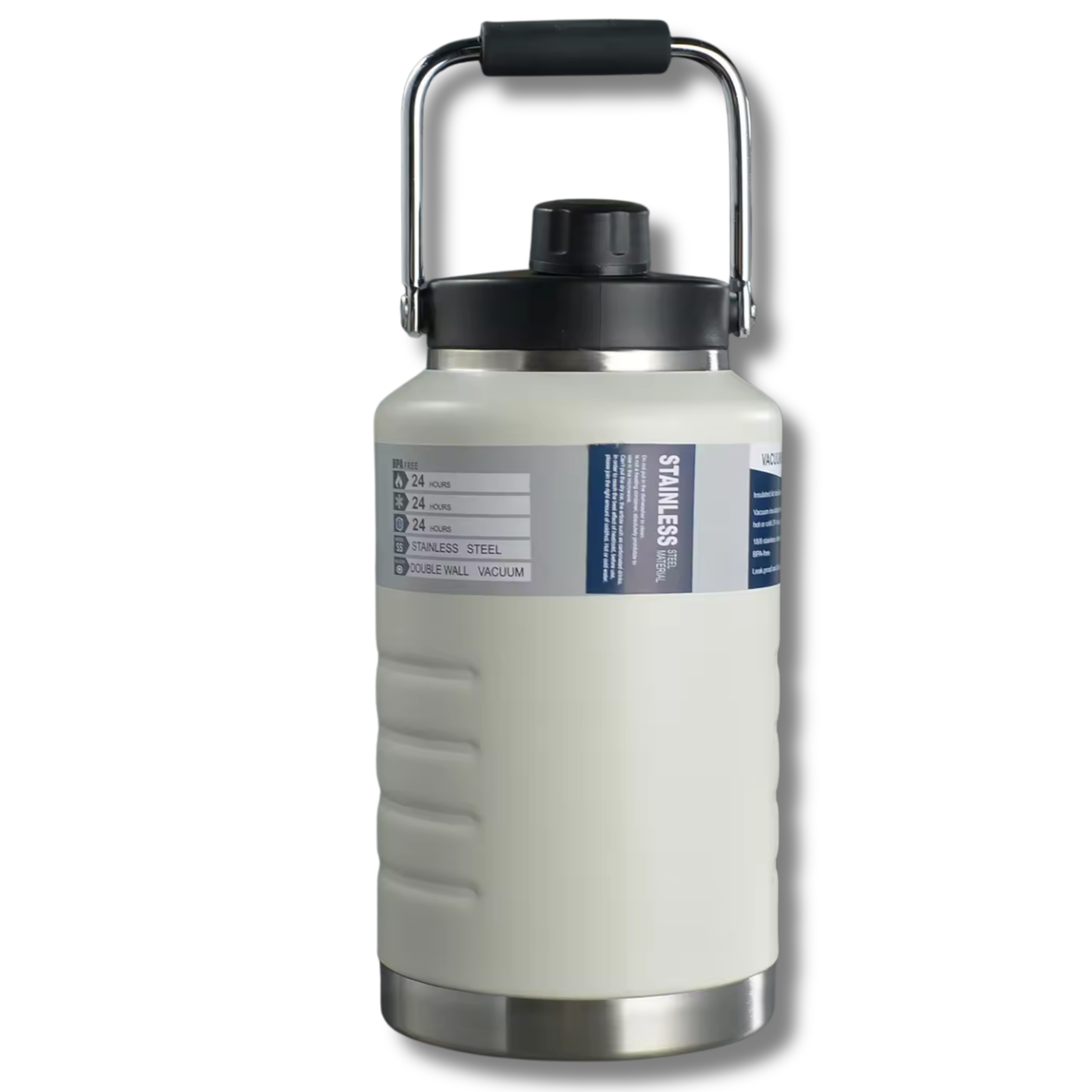 Thermosteel Water Jug Insulated Tumbler with Magnet Lid 2100ml White