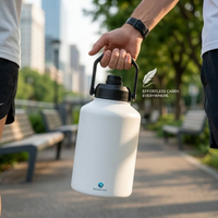 3 Liter Insulated Water White Bottle