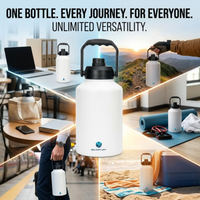 3 Liter Insulated Water White Bottle