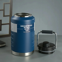 Thermosteel Water Jug Insulated Tumbler with Magnet Lid 2100ml Blue