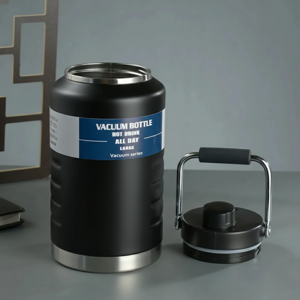 Thermosteel Water Jug Insulated Tumbler with Magnet Lid 2100ml Black