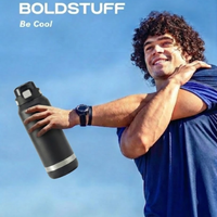 Insulated Water Bottle 1500ml Black