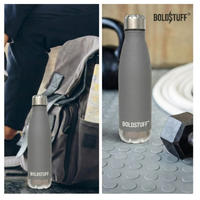 Stainless Steel Water Bottle 500ml Grey