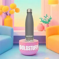 Stainless Steel Water Bottle 500ml Grey