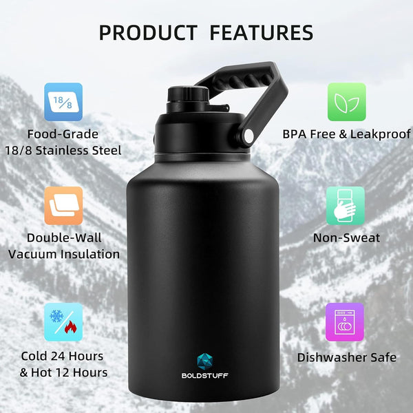 2 Liter Insulated Water Bottle