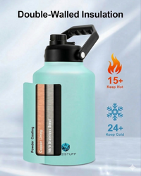 2 Litre Insulated Stainless Steel Water Bottle Sky Blue