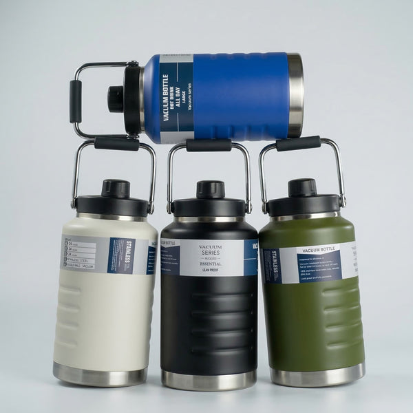 Thermosteel Water Jug Insulated Tumbler with Magnet Lid 2100ml Water Bottle Green